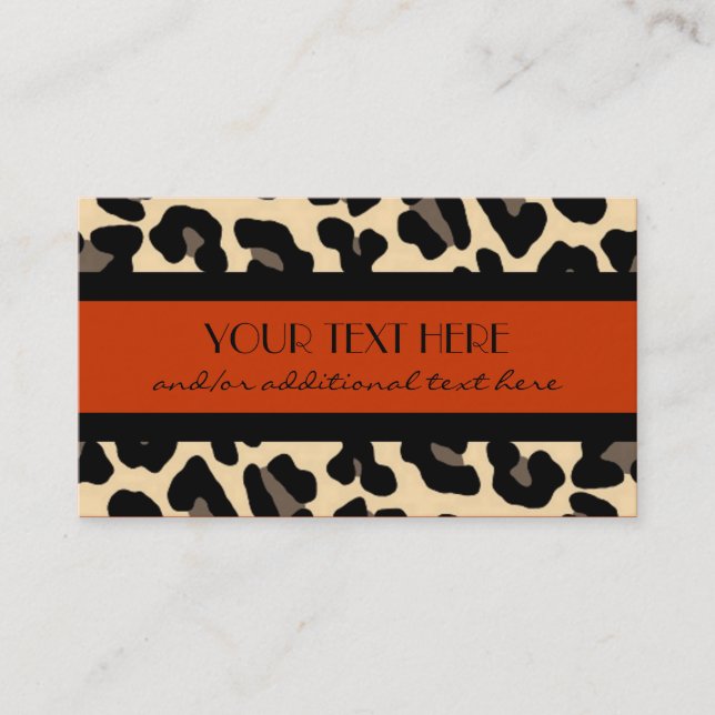 Classy & Fabulous Business Card (Front)