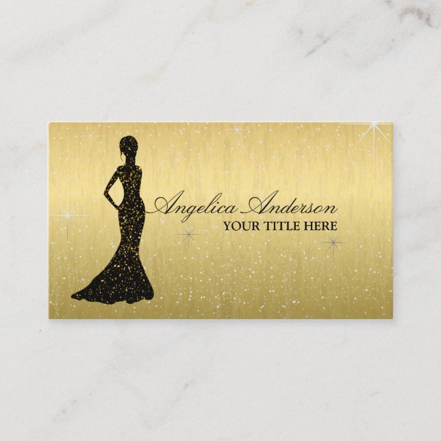 Classy Fashion Boutique Business Card (Front)