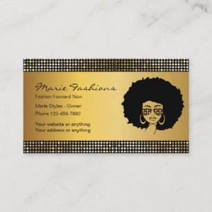 Classy Fashion Business Cards