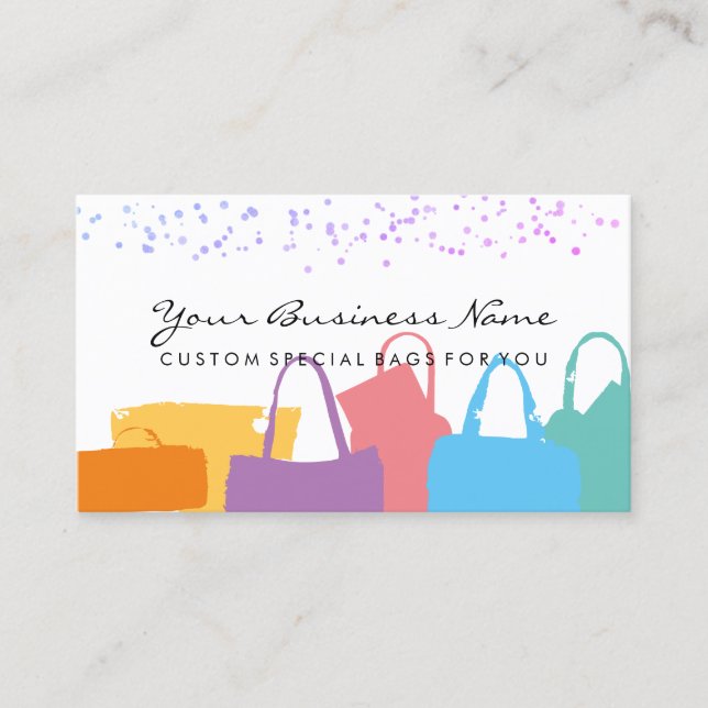 Classy Fashion Independant consultant Bags Business Card (Front)