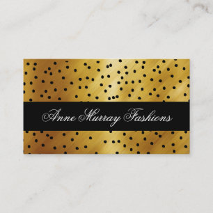 Classy Fashion Two Side Businesscards Business Card