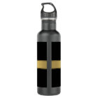 Classy Faux Gold Stripe & Black Background or DIY