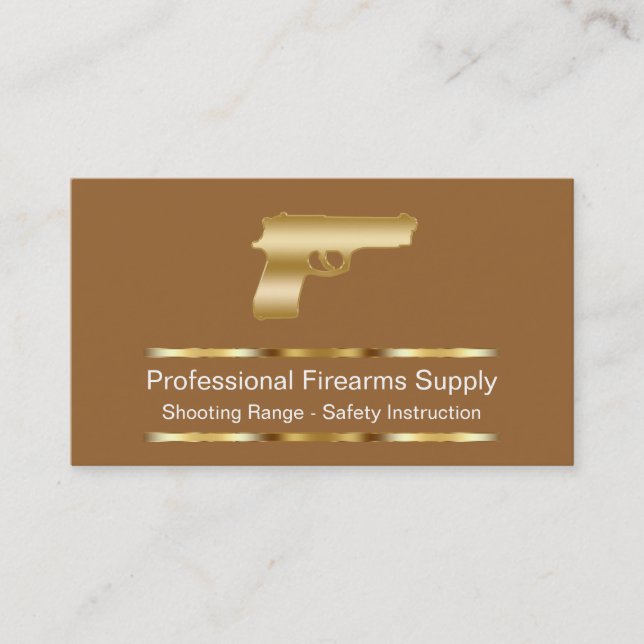 Classy Firearms Business Cards (Front)