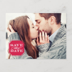 Classy Frame Save the Date Postcard
