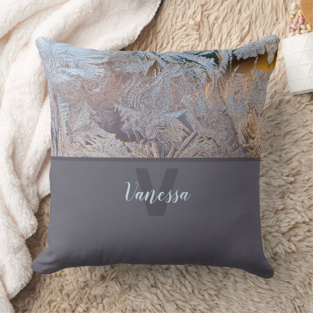 Classy Frosted Throw Pillow (Blanket)