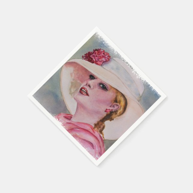 CLASSY GARDEN PARTY PAPER NAPKINS (Corner)