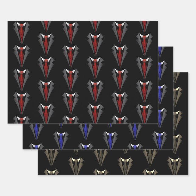 Classy Gentleman  Wrapping Paper Sheet (Set)