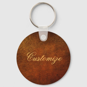 Classy Genuine Leather Designer Key Ring