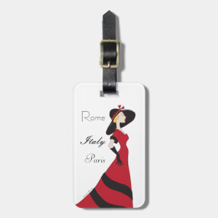 Classy Girl luggage tag