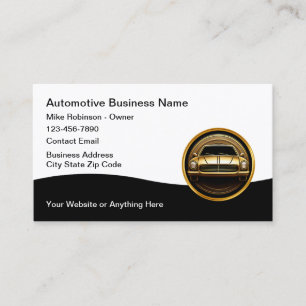 Classy Glossy Automotive Business Cards