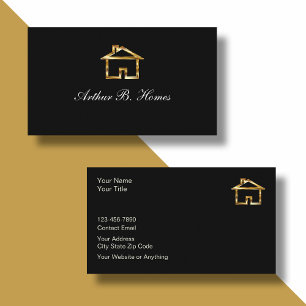 Classy Glossy Real Estate Business Cards