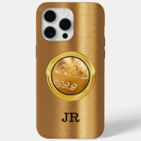Classy Gold Bar Theme Monogram
