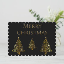 Classy Gold Christmas Trees