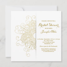 Classy Gold Foil Look Mandala Minimalist
