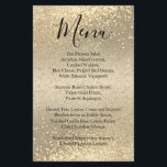 Classy Gold Glitter - Menu<br><div class="desc">Menu. Modern Wedding Day Gold Glitter ready for you to personalise. Matching products available - 📌 If you need further customisation, please click the "Click to Customise further" or "Customise or Edit Design" area and use our design tool to resize, rotate, change text colour, add text and more. ⭐This Product...</div>