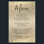 Classy Gold Glitter - Menu<br><div class="desc">Menu. Modern Wedding Day Gold Glitter ready for you to personalise. Matching products available - 📌 If you need further customisation, please click the "Click to Customise further" or "Customise or Edit Design" area and use our design tool to resize, rotate, change text colour, add text and more. ⭐This Product...</div>