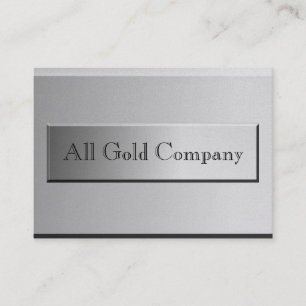 Classy Gold Name Plate Business Cards