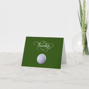 Classy Golf Business Thank You Cards