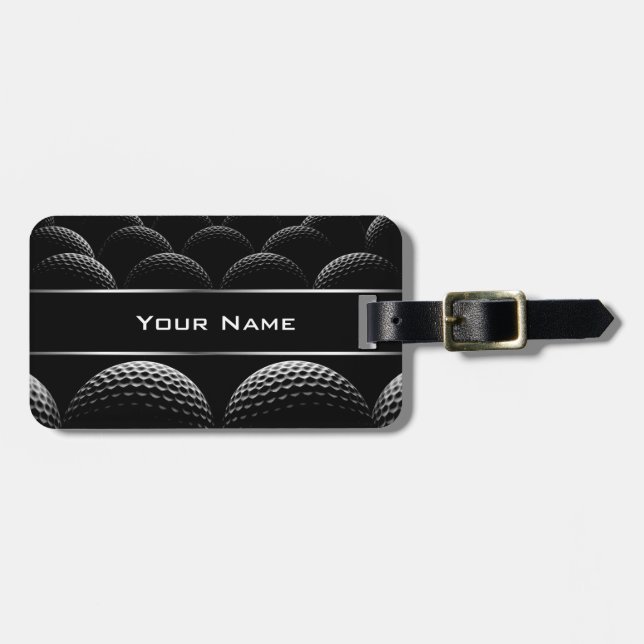 Classy Golf Luggage Tag (Front Horizontal)