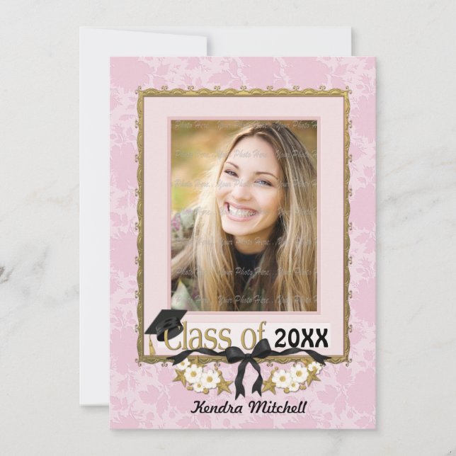 Classy Graduate - Customise Invitation (Front)