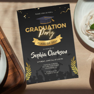 Classy Graduation Invitation