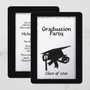 Classy Graduation Party Invitation