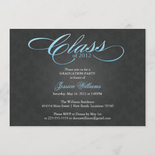 Classy Graduation Party Invitation