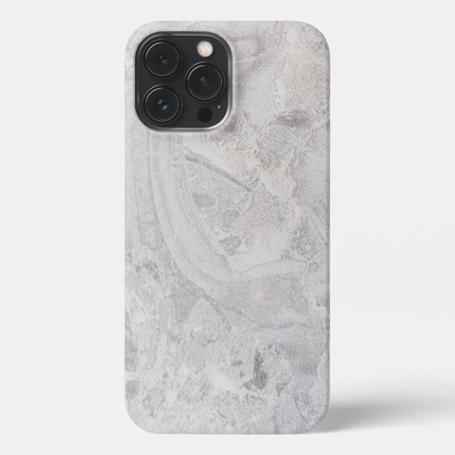 Classy Grey Marble  iPhone Case (Back)