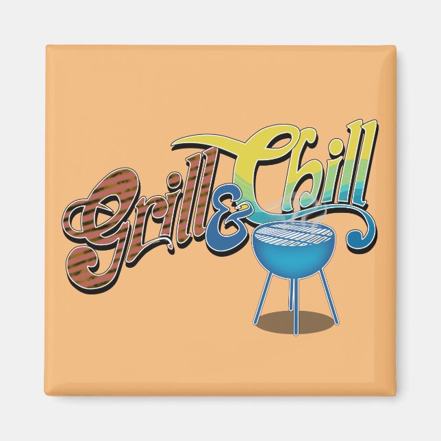 Classy Grillin' Magnet (Front)