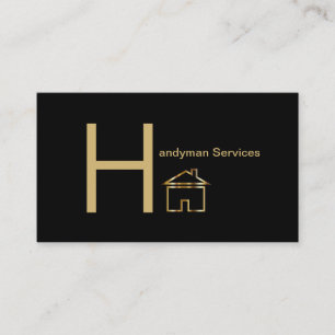 Classy Handyman Business Cards