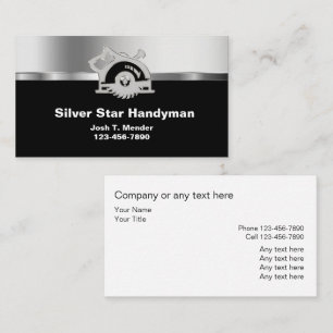 Classy Handyman Business Cards