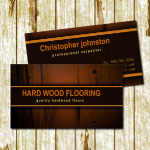 Classy Hardwood Flooring Wooden Floors Faux Wood Business Card