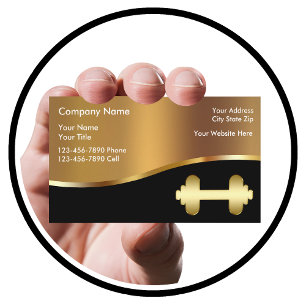 Classy Health Fitness Club Business Cards