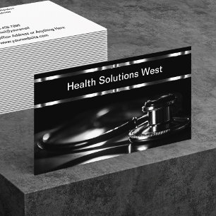 Classy Health Insurance Advisor Business Cards