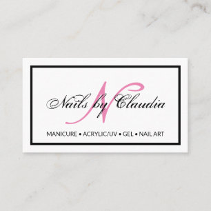 Classy holographic glitter elegant script busines business card