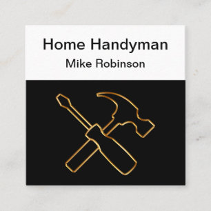 Classy Home Handyman Unique Business Cards
