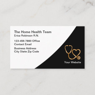Classy Home Health Care Business Cards