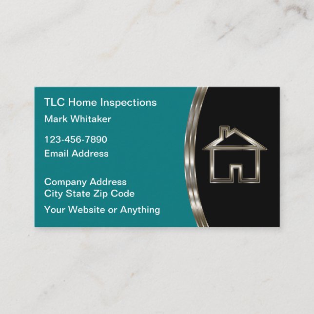 Classy Home Inspections Business Card (Front)