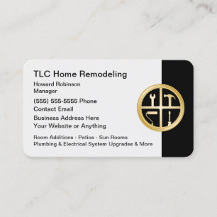 Classy Home Remodeling Services Business Card