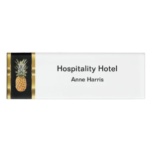 Classy Hospitality Hotel Staff Name Tag