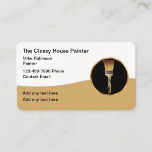 Classy House Painter Pro Business Cards 