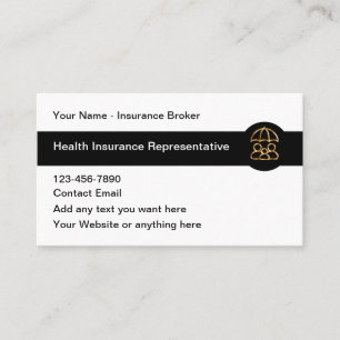 Classy Insurance Broker Business Card Design