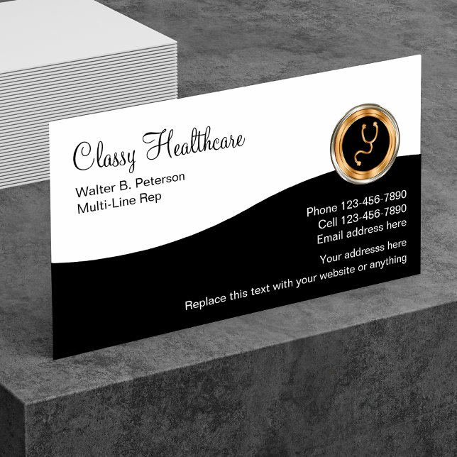 Classy Insurance Representative Business Card (Creator Uploaded)