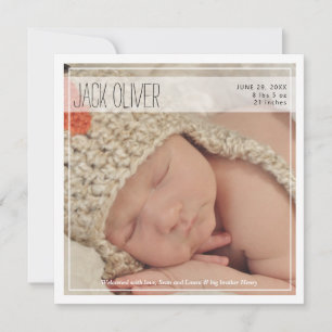 Classy Intro   Baby Announcement