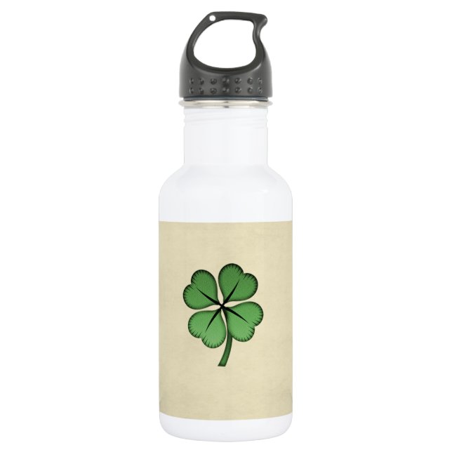 Classy Irish Lucky Shamrock 532 Ml Water Bottle (Front)