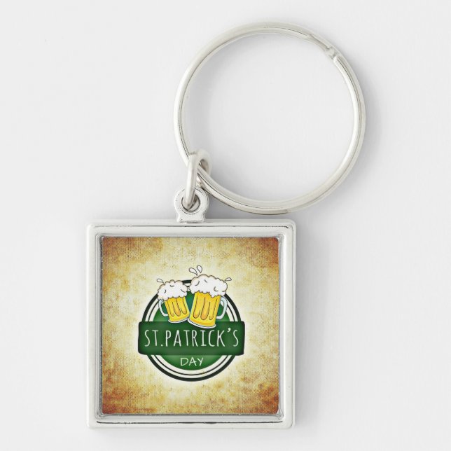 Classy Irish St. Patrick's Day Key Ring (Front)