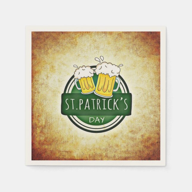 Classy Irish, St. Patrick's Day Napkin (Front)