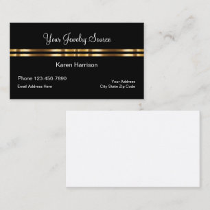 Classy Jewellery And Gold Source Design Business Card