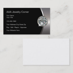 Classy Jewellery Bling Business Cards