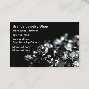 Classy Jewellery Store Business Cards
